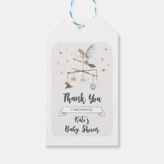 ウィザードサンキューメッセージカード ギフトタグ (正面)