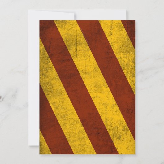 ウィザードスクールをテーマにした誕生日パーティーの招待状 招待状 (裏面)