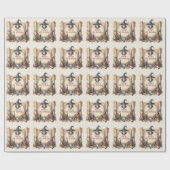 ウィザードテーマパーティマジカルヴィンテージワンズ帽子 ラッピングペーパー (フラット)