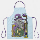 ウィザードドラゴンファンタジー紫 エプロン (正面)