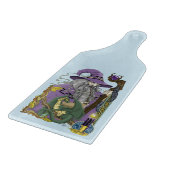 ウィザードドラゴンファンタジー紫 カッティングボード (角)