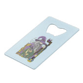 ウィザードドラゴンファンタジー紫 クレジットカード栓抜き (正面アングル)