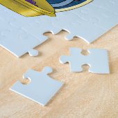 ウィザードドラゴンファンタジー紫 ジグソーパズル (側面)