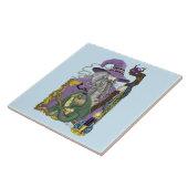 ウィザードドラゴンファンタジー紫 タイル (側面)