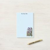 ウィザードドラゴンファンタジー紫 ポストイット (デスク上)