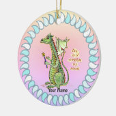 ウィザードドラゴン セラミックオーナメント (左)