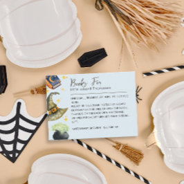 ウィザードハロウィーンボーイブックリクエスト赤ちゃんシャワー エンクロージャーカード