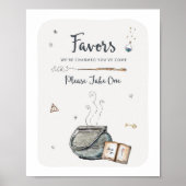 ウィザードパーティの好意の署名 ポスター (正面)