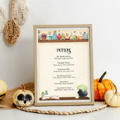 ウィザードパーティーカクテルメニューカードポスター ポスター