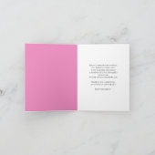 ウィザードパープルカーネーションが1月お誕生日ケーキ カード (内部)