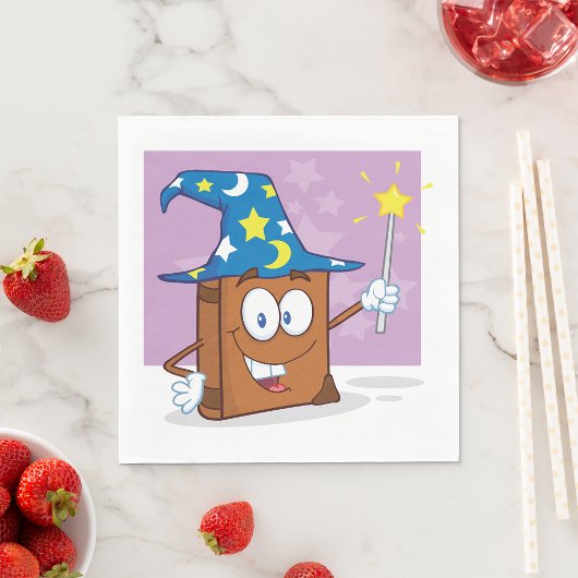 ウィザードブック紙ナプキンス スタンダードランチョンナプキン