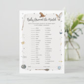 ウィザードベビーシャワーベビーウィザワールドゲーム 招待状 (スタンド正面)