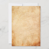 ウィザードベビーシャワー招待状 – 少女 招待状 (裏面)