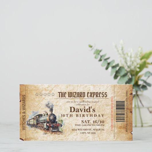 ウィザードマジカルファブラス子供の誕生日パーティー シーズンカード (スタンド正面)