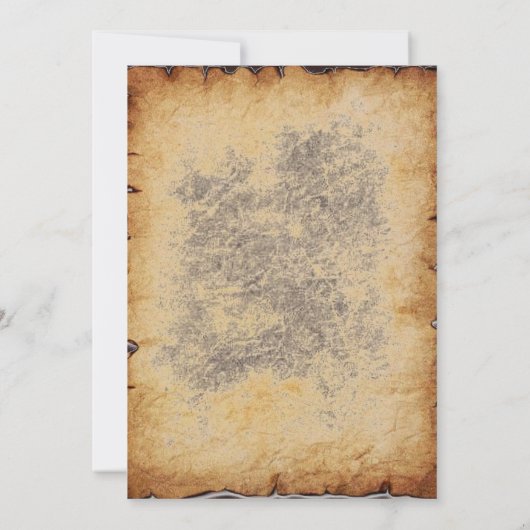 ウィザードマジカルファブラス子供の誕生日パーティー 招待状 (裏面)