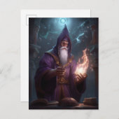ウィザードメイジマジカルファンタジーアート ポストカード (正面/裏面)