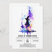 ウィザードリトルウィザード誕生日 招待状 (正面/裏面)