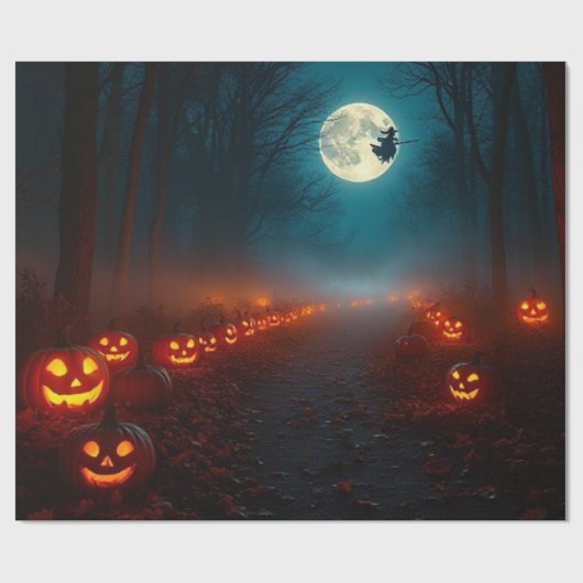 ウィザードリー・ビューティフル・ハロウィンギフトラップ 🌕 ラッピングペーパー (フラット)