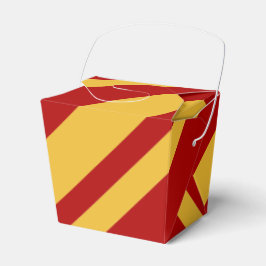 ウィザードレッドと金ゴールドテイクアウト フェイバーボックス