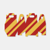 ウィザードレッドと金ゴールド切り妻 フェイバーボックス (折り畳みなし)