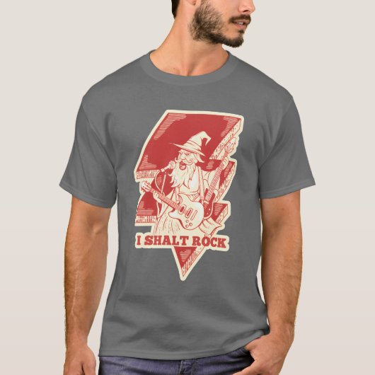 ウィザードロックギターイラスト 友達 Tシャツ (正面)