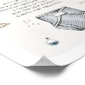 ウィザード深夜おむつ赤ちゃんシャワーのサイン ポスター (角)