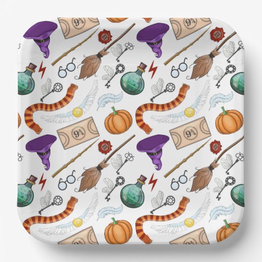 ウィザード誕生日パーティー ペーパープレート (正面)