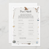 ウィザード赤ちゃんシャワーベビー予測ゲーム 招待状 (正面/裏面)