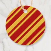 ウィザード赤と金ゴールド空白の円 フェイバータグ (裏面)