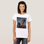 ウィザード防衛 – ドラゴン&ウィザード Tシャツ (正面フル)
