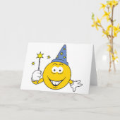 ウィザード顔 カード (黄色い花)