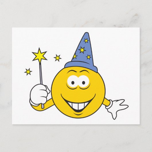 ウィザード顔 ポストカード (正面)