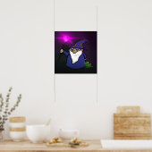 ウィザード&カエルのポスタープリント ポスター (キッチン)