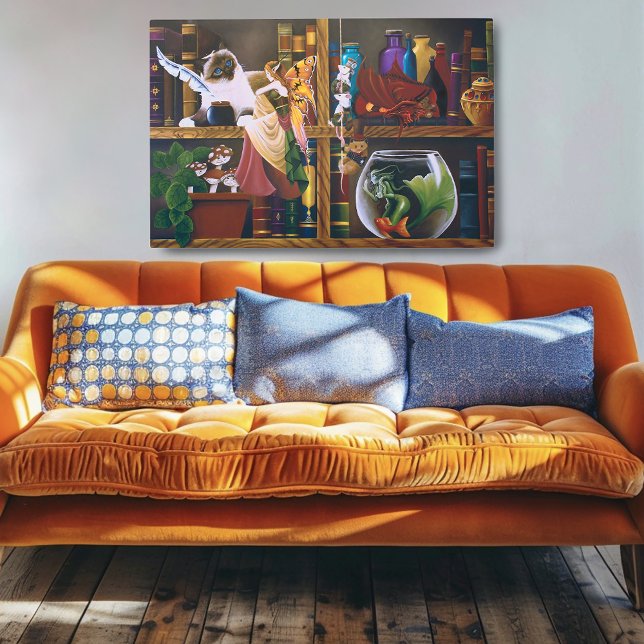 ウィザード・ファンタジー・ライブラリ メタルプリント (クリエイターアップロード済み)