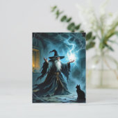 ウィザード/猫 ポストカード (スタンド正面)