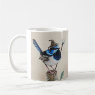ウィザードWrenとファンタジーロビン-鳥の虫 コーヒーマグカップ