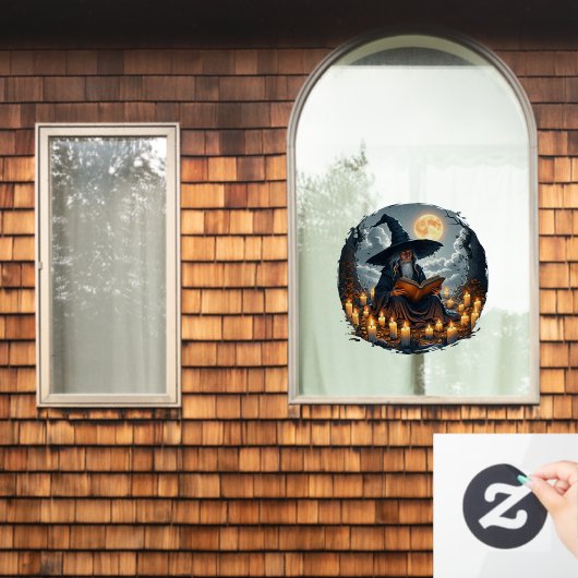 ウィザー読ドの本 – Wicca Halloween 2 ウィンドウサイン (ホームウィンドウ)