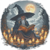 ウィザー読ドの本 – Wicca Halloween 2 シール (正面)