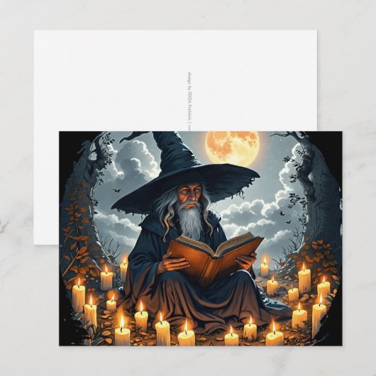 ウィザー読ドの本 – Wicca Halloween 2 ポストカード (正面/裏面)