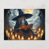 ウィザー読ドの本 – Wicca Halloween 2 ポストカード (正面)