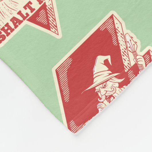 ウィザー遊ドのギター フリースブランケット (角)