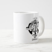 ウィザ国際的ードの連携ロゴ ジャンボコーヒーマグカップ (正面右)