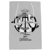 ウィザ国際的ードの連携ロゴ ミディアムペーパーバッグ (正面)