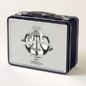 ウィザ国際的ードの連携ロゴ メタルランチボックス (裏面)