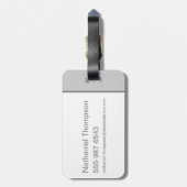 ウィザ国際的ードの連携ロゴ ラゲッジタグ (裏面縦)