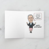 ウィシおもしろいンが成し遂げたブッシュ誕生日 カード (内部)