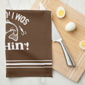 ウィシおもしろいンはフィッシュイン キッチンタオル (四つ折り)