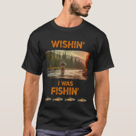 ウィシンは魚釣り Tシャツ