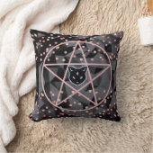 ウィジーウィッチ魔法ウィッチコズミックキャット星形五角形マジック クッション (ブランケット)