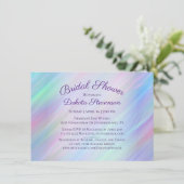 ウィスお洒落 | Holo Fairy グラデーション Rainbow Shower 招待状 (スタンド正面)